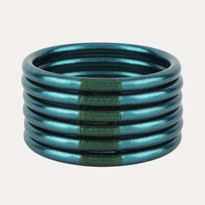 Plume All Weather Bangles® (AWB®) - Serenity Prayer | Bangle Bracelets for Women | BuDhaGirl