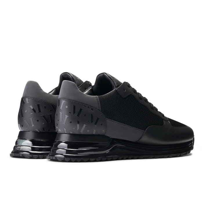 Mallet London Popham Gas Triple Black Matt Mens Trainers