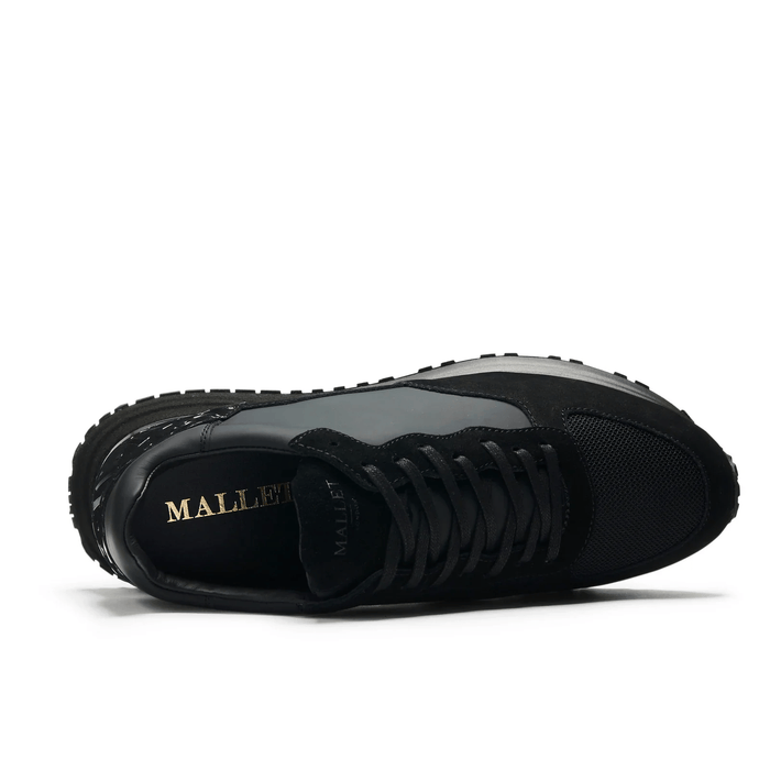 Mallet London Popham Black Mens Trainers