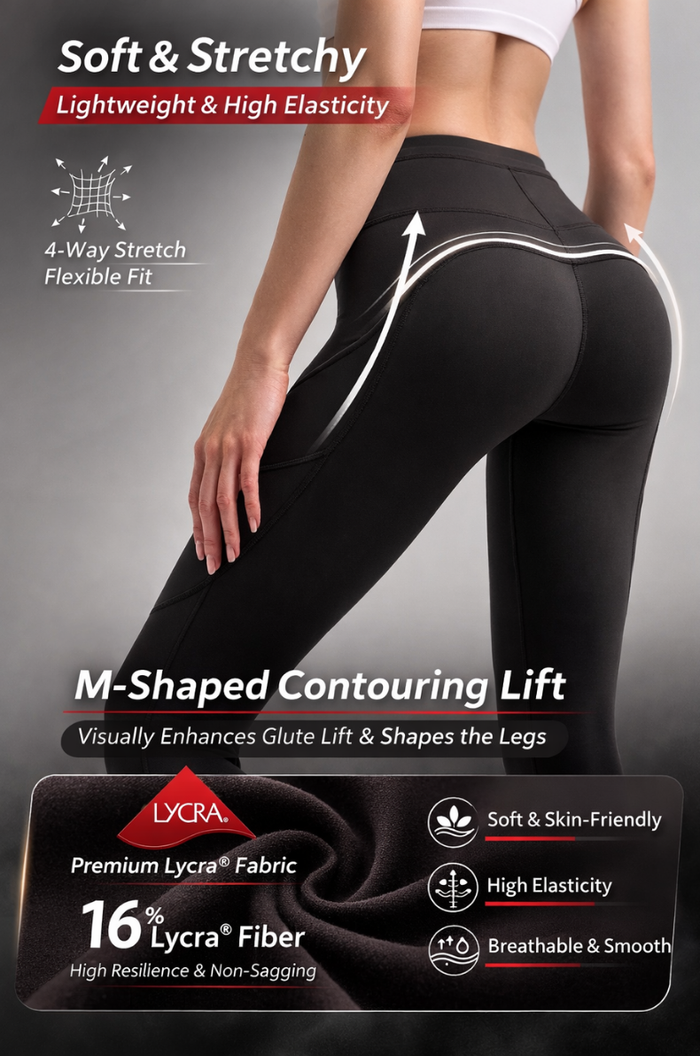 Premium Sculpting Leggings — High-Support Singapore Active Wear Yoga Pants