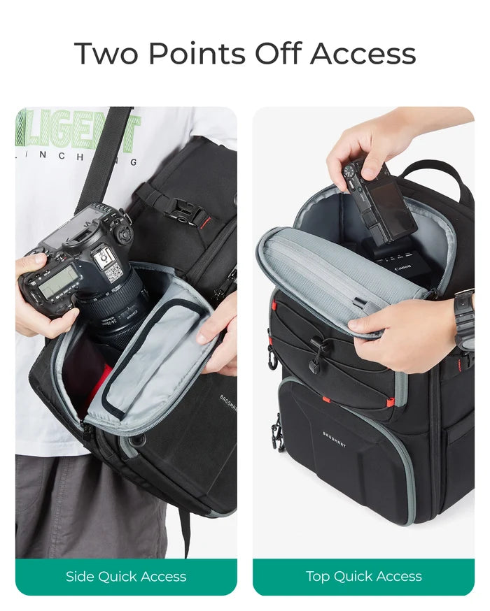 Professional Camera Backpack for DSLR, Mirrorless Camera, Drone & Laptop 15.6" | Waterproof Photography Bag with EVA Protection, Tripod Holder & Travel Storage