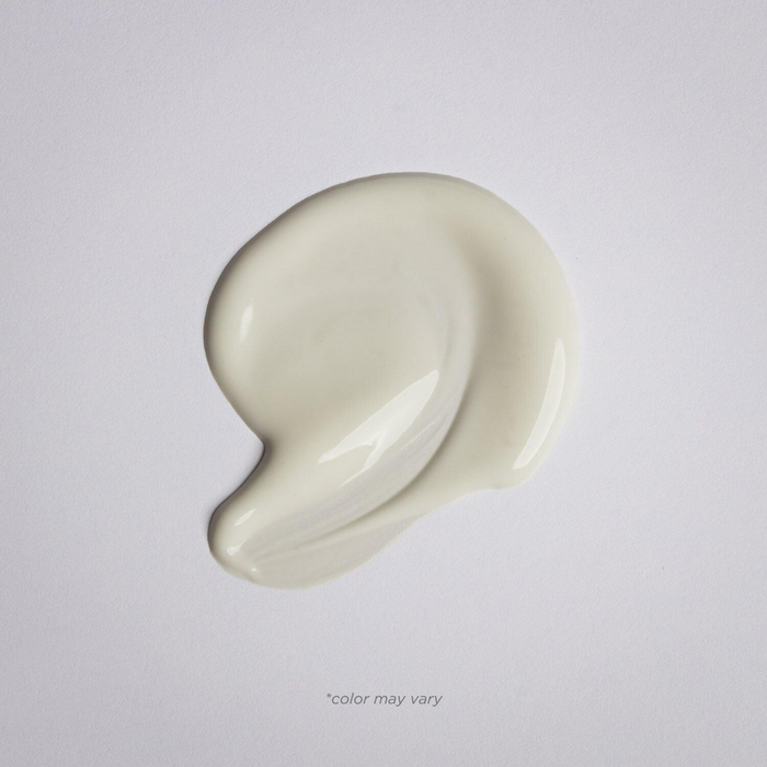 Smooth, creamy texture of Protective Day Cream SPF 23 | Alchimie Forever displayed on a white background, highlighting its skincare formulation and sun protection benefits.