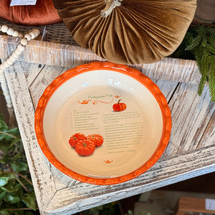 Pumpkin Pie Dish