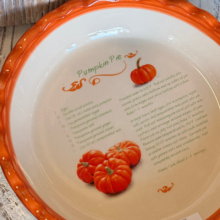 Pumpkin Pie Dish