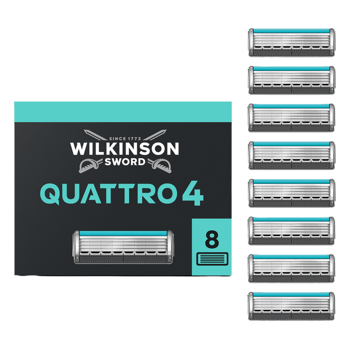 Quattro Men’s Razor Blade Refills