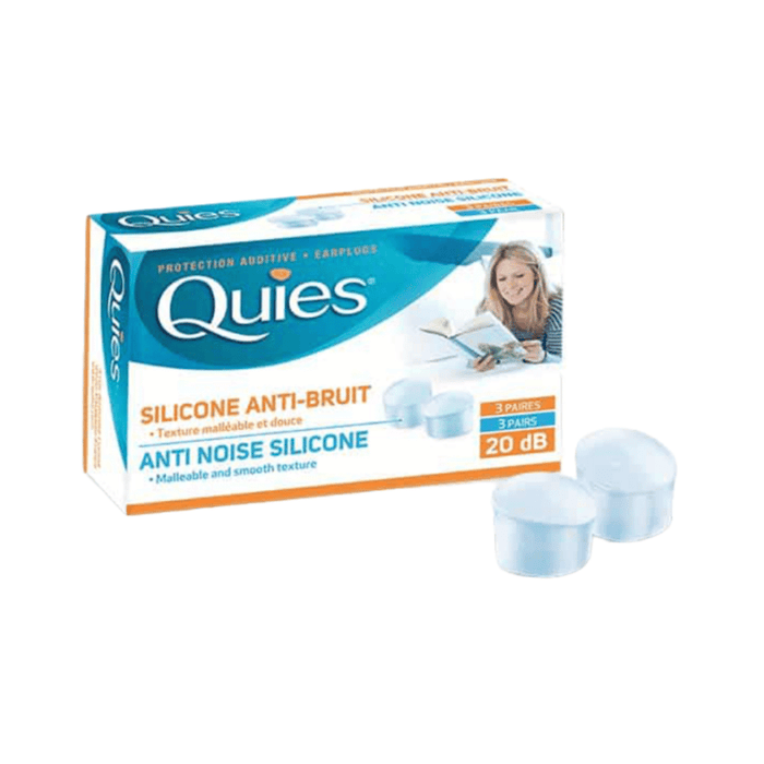 Quies Silicone Earplugs 3 Pairs