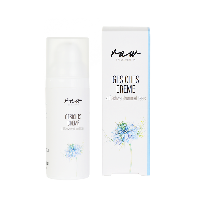 RAW Naturkosmetik - Gesichtscreme Schwarzkümmel