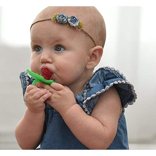 RaZbaby RaZberry Silicone Teethers, 2-Pack