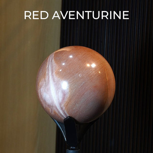 Red Aventurine Crystal 7.8 Kg Ball – Vitality, Action & Rooted Confidence