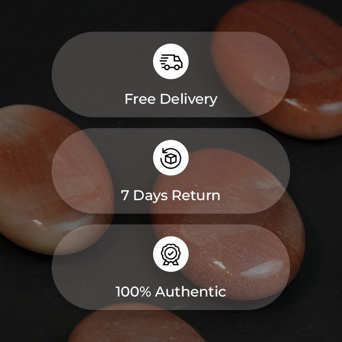 Red Aventurine Palm Stone