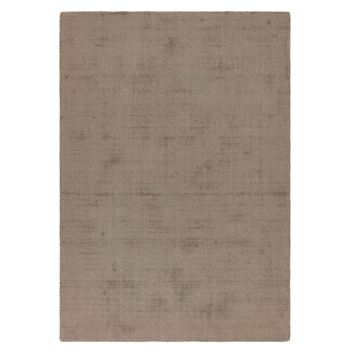 Reef Mink Rug - a 100% recycled material rug featuring a brown textured pattern.