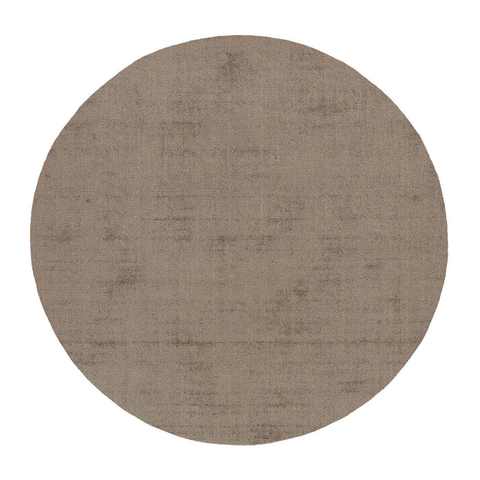 Reef Mink Rug - a 100% recycled material rug featuring a brown textured pattern.