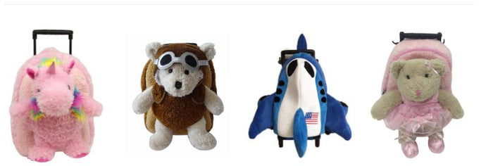 Rolling Backpack with Plush Pal (click to see more)