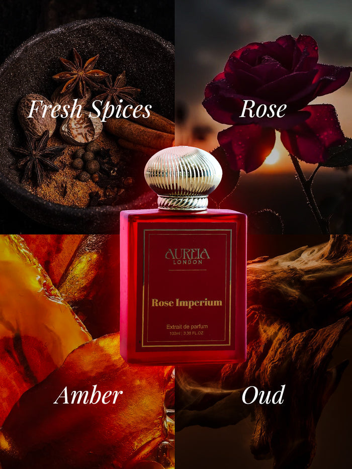 Rose Imperium By Aureia London | 48 Hours Long Lasting Extrait de Parfum