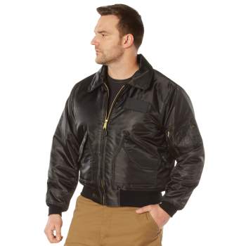 Rothco CWU-45P Flight Jacket Black and Sage Green