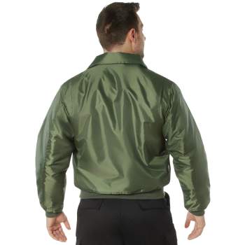 Rothco CWU-45P Flight Jacket Black and Sage Green