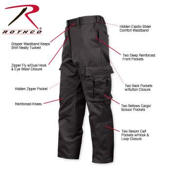 Rothco Deluxe EMT (Emergency Medical Technician) Paramedic Pants