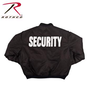 Rothco MA-1 Flight Jacket With Security Print
