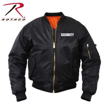 Rothco MA-1 Flight Jacket With Security Print