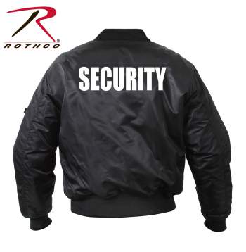 Rothco MA-1 Flight Jacket With Security Print