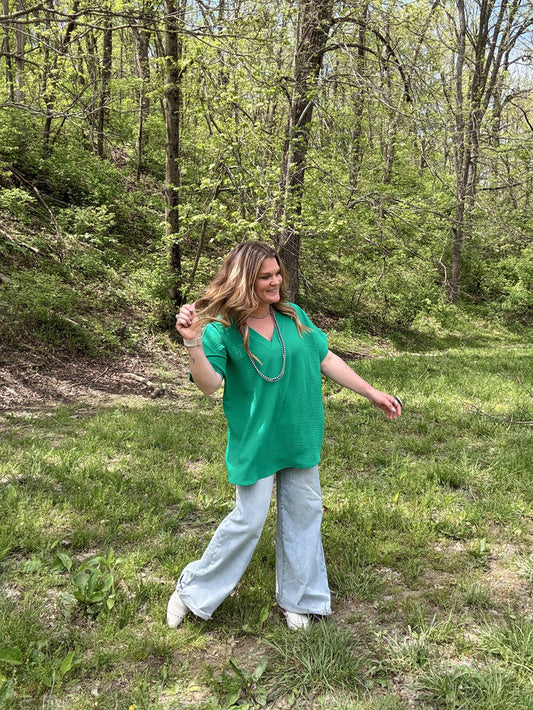 {S-3X} Oversize Dolman Top