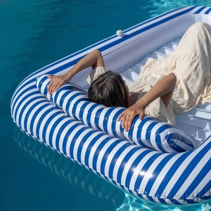 FLAMINGUEO Sacha Large Inflatable Tanning Pool Mat with Sprinkler & Removable Pillow in Kuwait - Waha Lifestyle