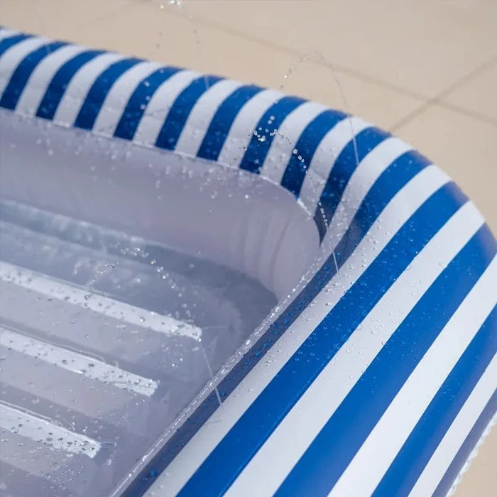 FLAMINGUEO Sacha Large Inflatable Tanning Pool Mat with Sprinkler & Removable Pillow in Kuwait - Waha Lifestyle
