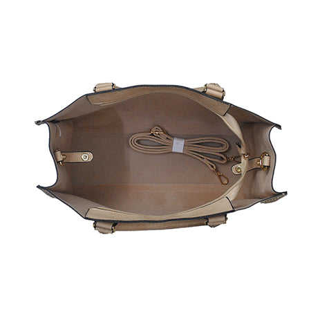 !SALE! Caramel NGIL Faux Leather 2-IN-1 Tassel Bag