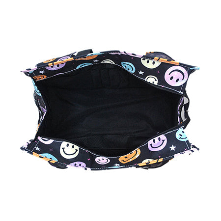 !SALE! Smiley Faces NGIL Zippered Lined Caddy Organizer Tote Bag