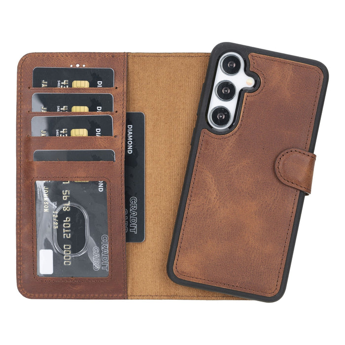 Samsung Galaxy S25 Plus Leather Wallet Case by Hardiston - premium mws_apo_generated