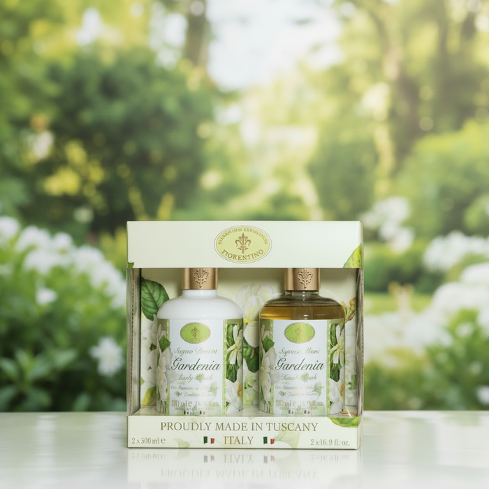 Gardenia Set in Box - Botanical Green Clearer