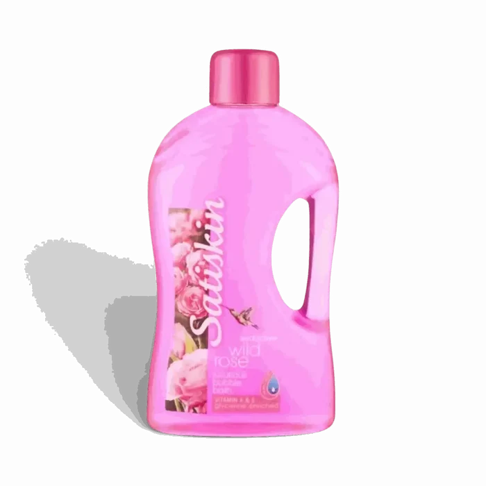Satinskin Luxury Wild Rose Bubble Bath 2L bottle