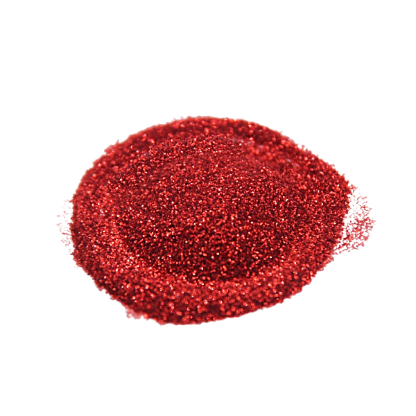 Scarlet Red Glitter