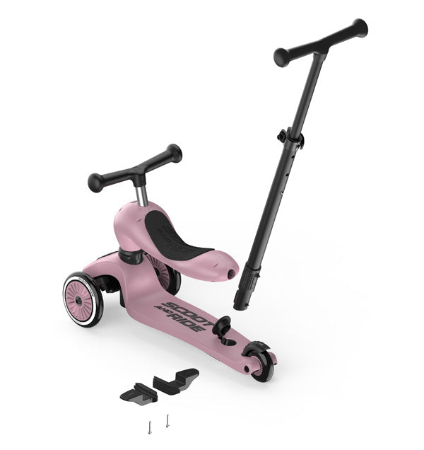 Scoot & Ride - Scooter - Highwaykick 1 - Push & Go - 2 in 1 Kickboard/ Kickboard with Seat - Wildberry - Installation