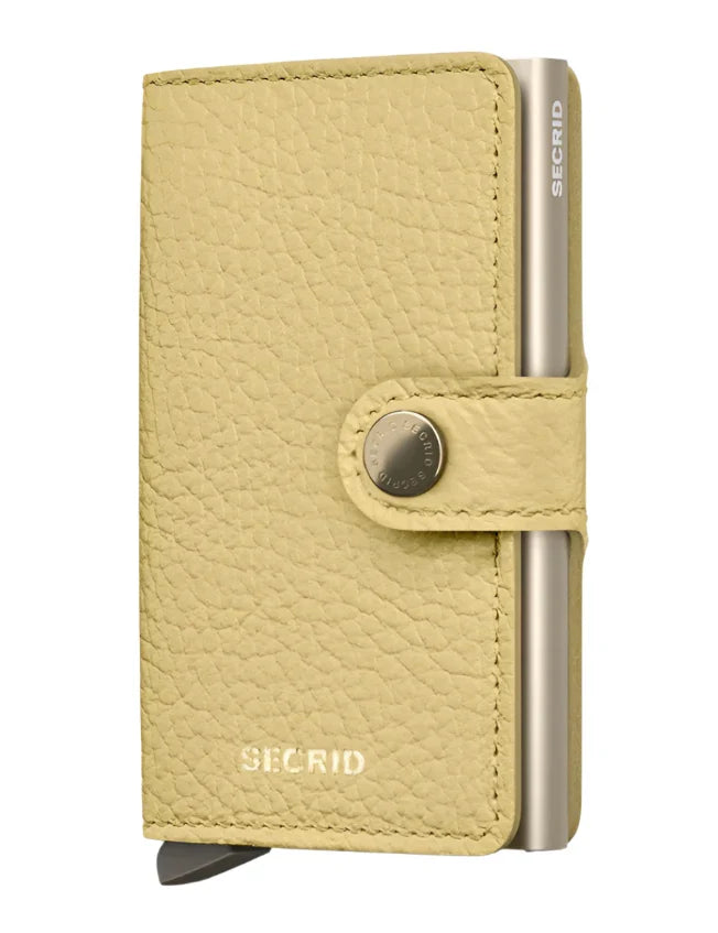 Secrid Miniwallet Pebble Butter Yellow - MPE-BUTTER-YELLOW