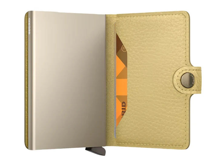 Secrid Miniwallet Pebble Butter Yellow - MPE-BUTTER-YELLOW