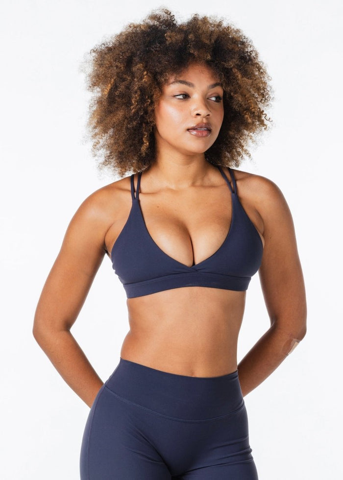 'Serenity' Crop - Dark Navy - Kikiva Collection