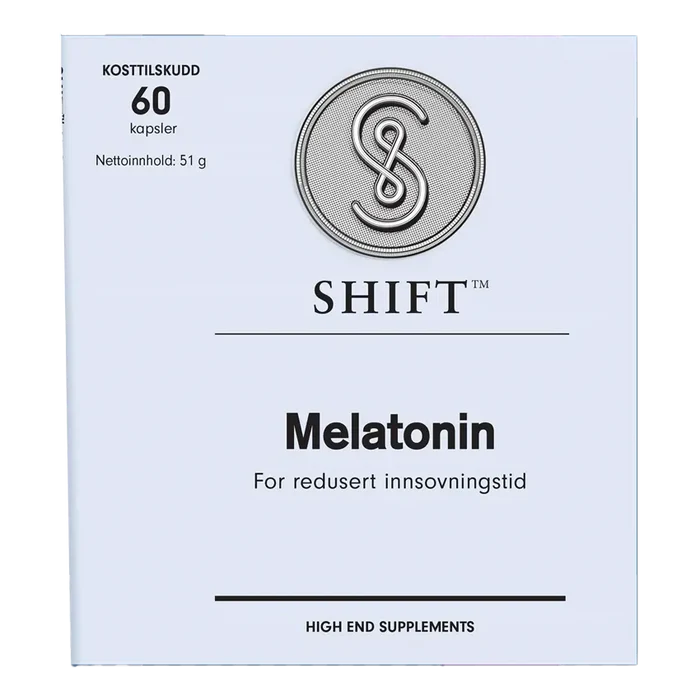 SHIFT Melatonin 60 kapsler