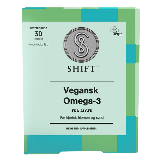 SHIFT Vegansk Omega-3 30 kapsler