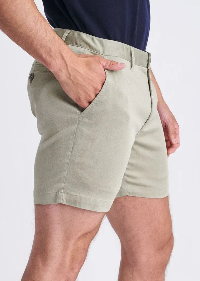 Shitake 6" Inseam Textured Stretch Chino Shorts PM-2543