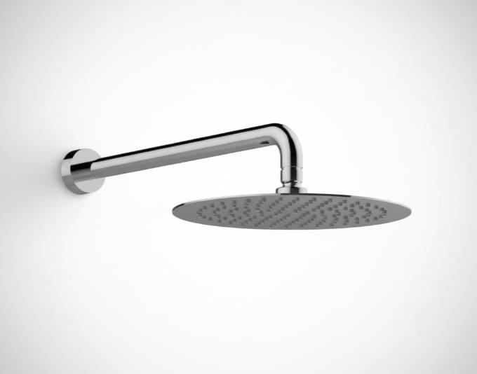 Shower Rose - Wall Mount Arm Round
