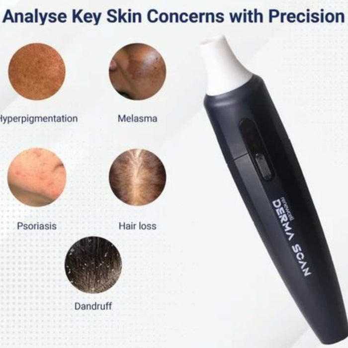 Silicone Dermascop / Tricoscop DERMA SCAN Renewcell, Skin and Hair Wireless Analyser For Professional Use - SD Cosmetics Care