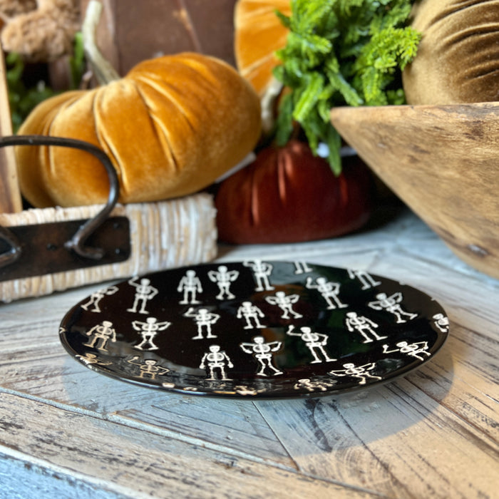 Skeleton Salad Plate