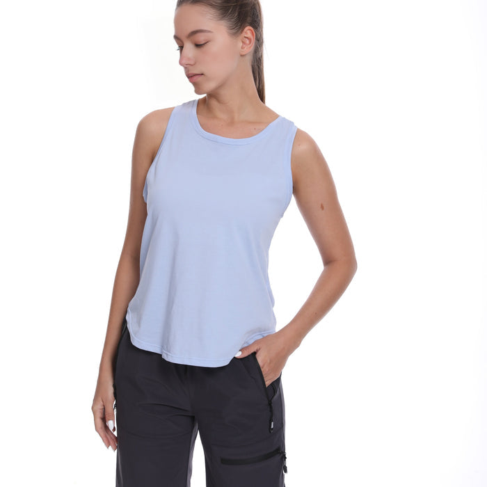 Sleeveless sports vest tops