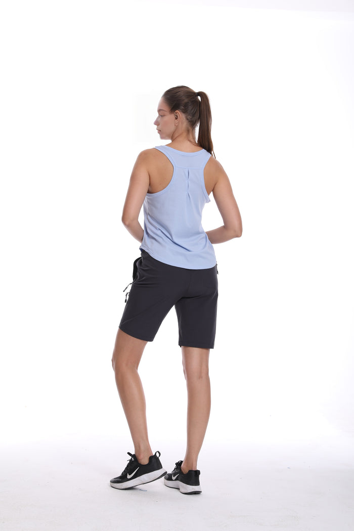 Sleeveless sports vest tops