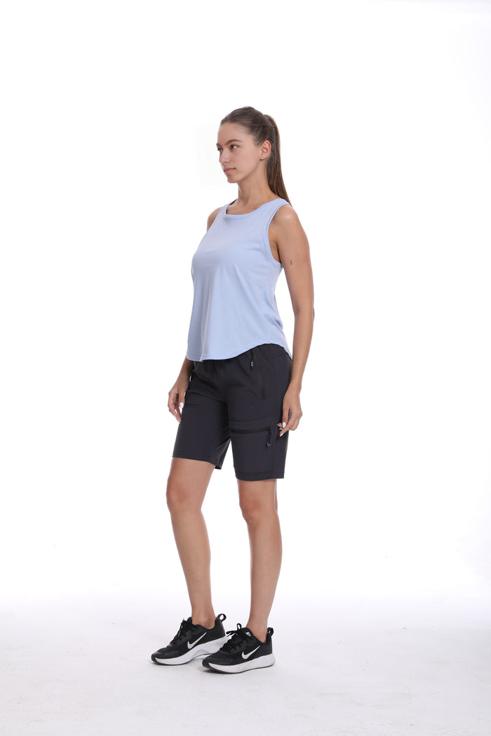 Sleeveless sports vest tops