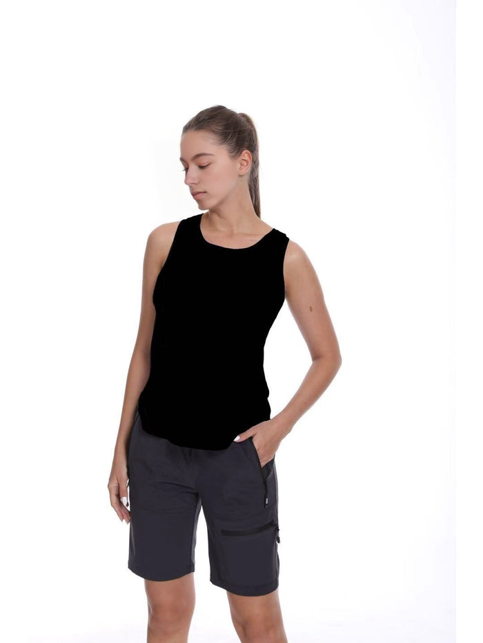 Sleeveless sports vest tops