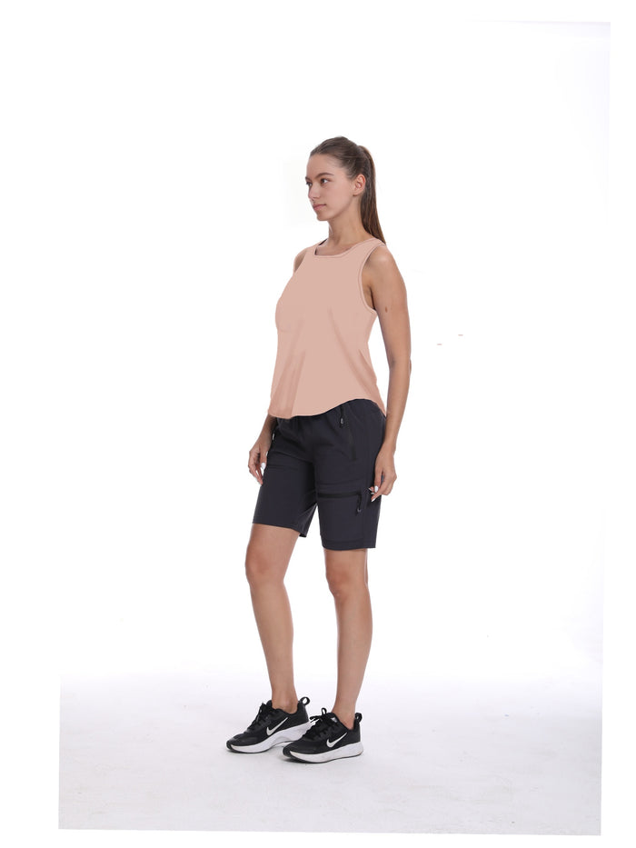 Sleeveless sports vest tops