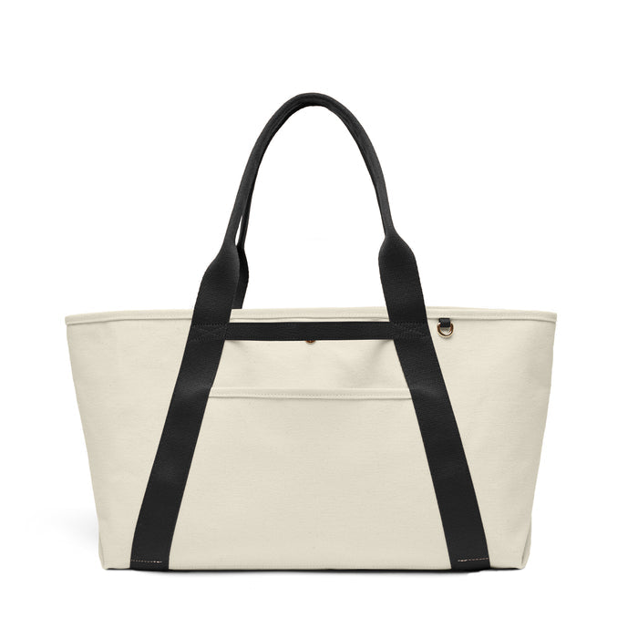 Small Canvas Tote Natural Canvas/Black