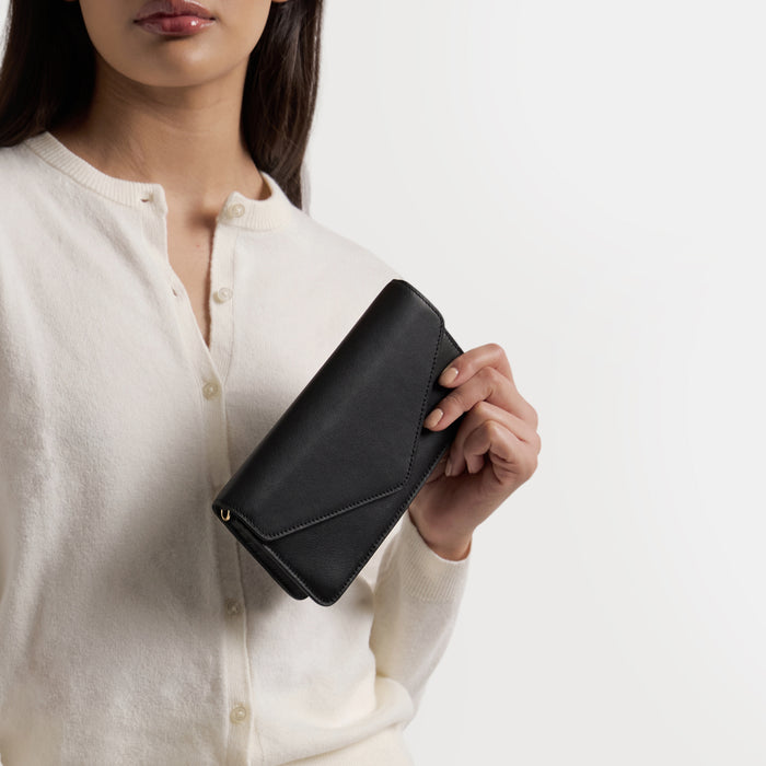 Small Willow Envelope Black Onyx